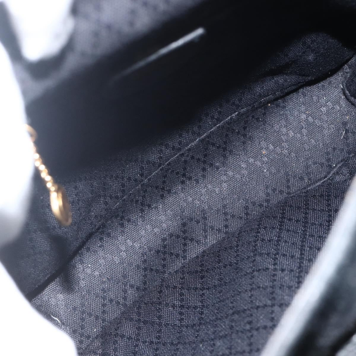 Gucci Gucci Bamboo Daim Black Denim_Jeans Backpack Bag (Pre-Owned)