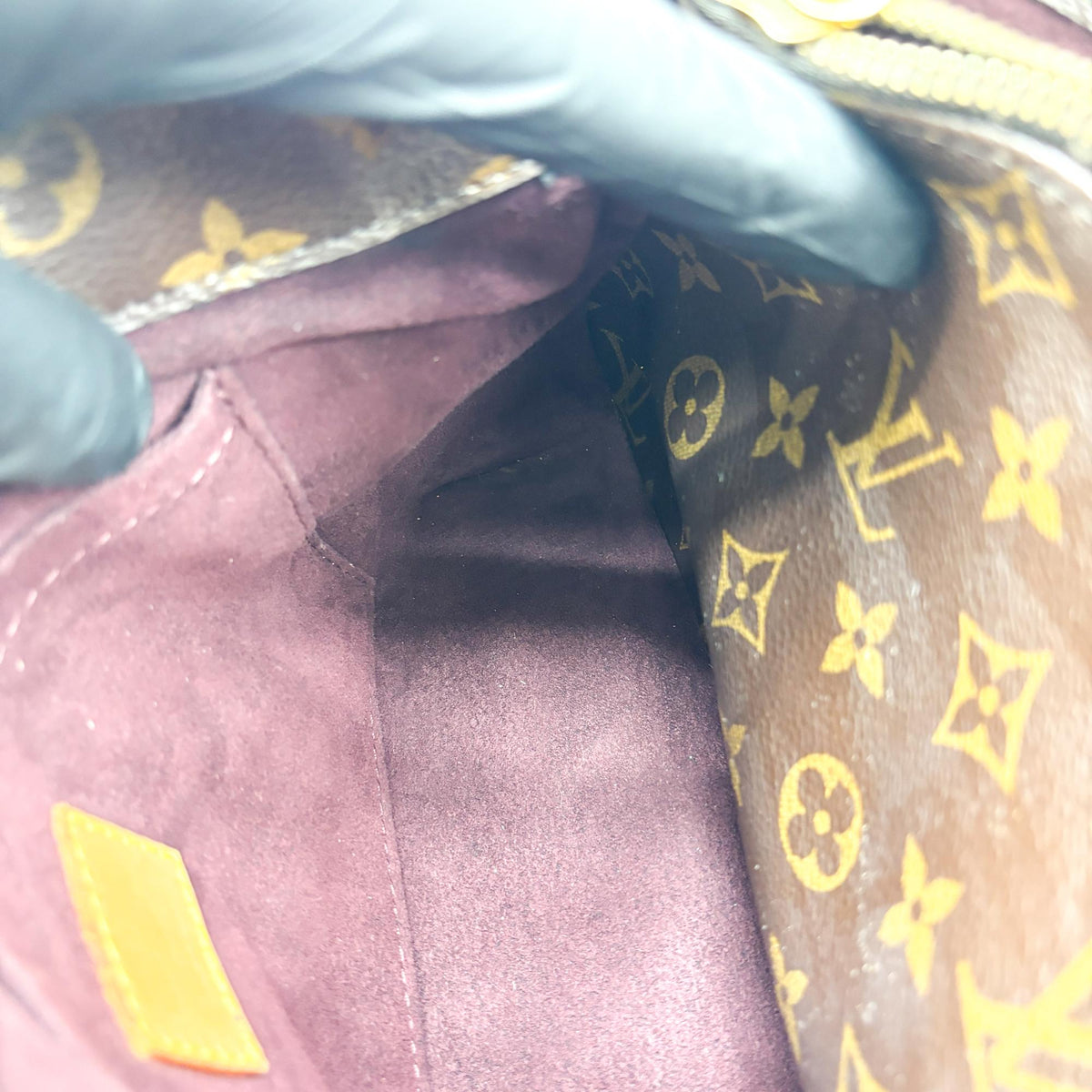 Louis Vuitton Montaigne Monogram Canvas Brown Canvas Handbag (Pre-Owned)
