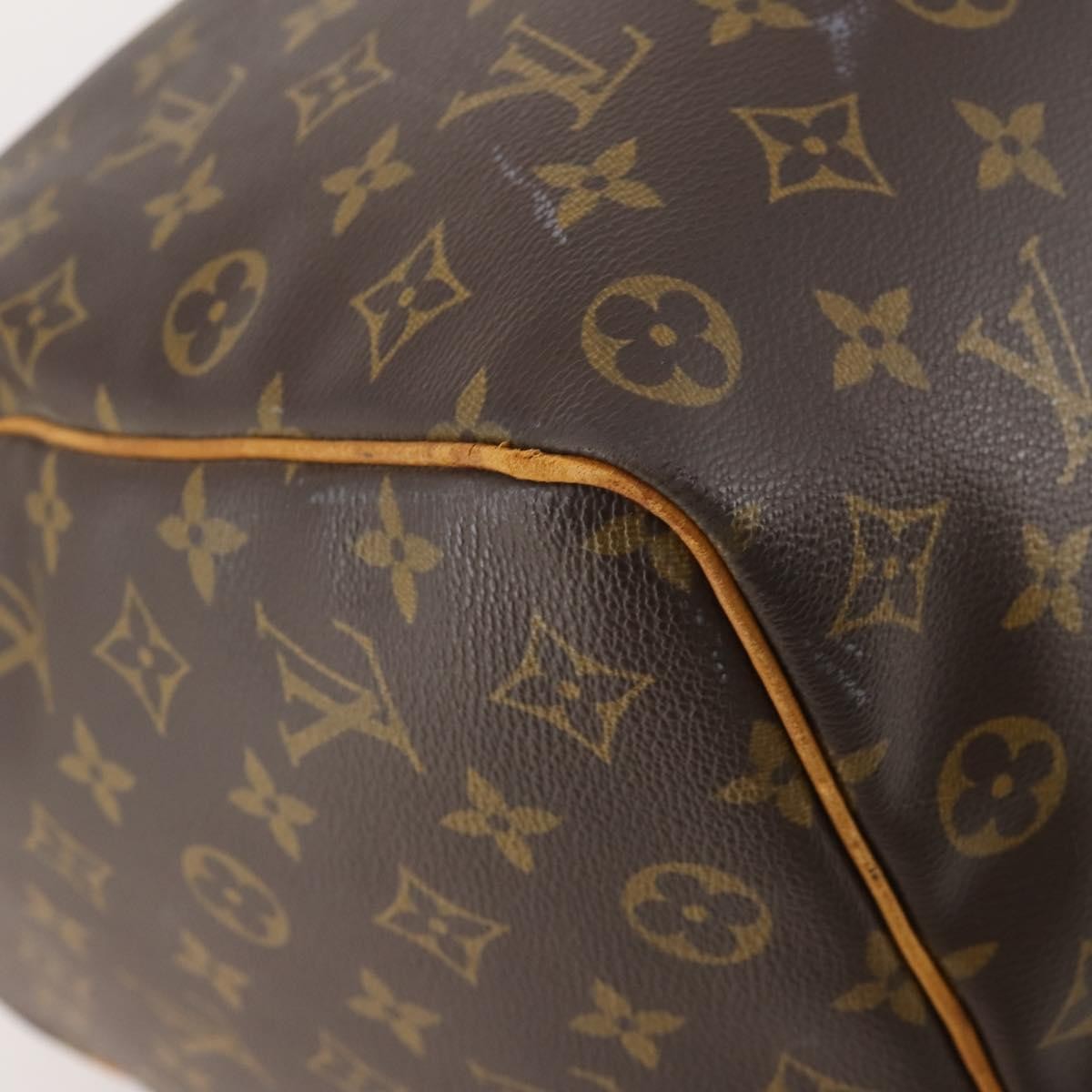 Louis Vuitton Keepall Monogram Canvas Brown Canvas Travel Bag Bag (Pre-Owned)