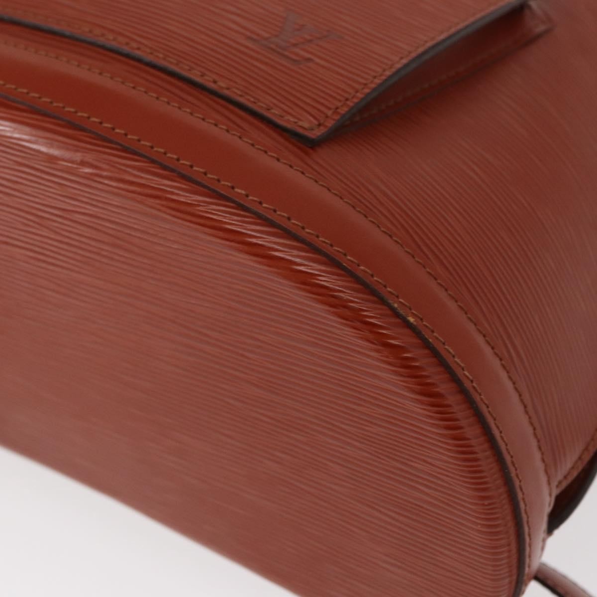 Louis Vuitton Gobelins Epi Leather Brown Leather Backpack Bag (Pre-Owned)