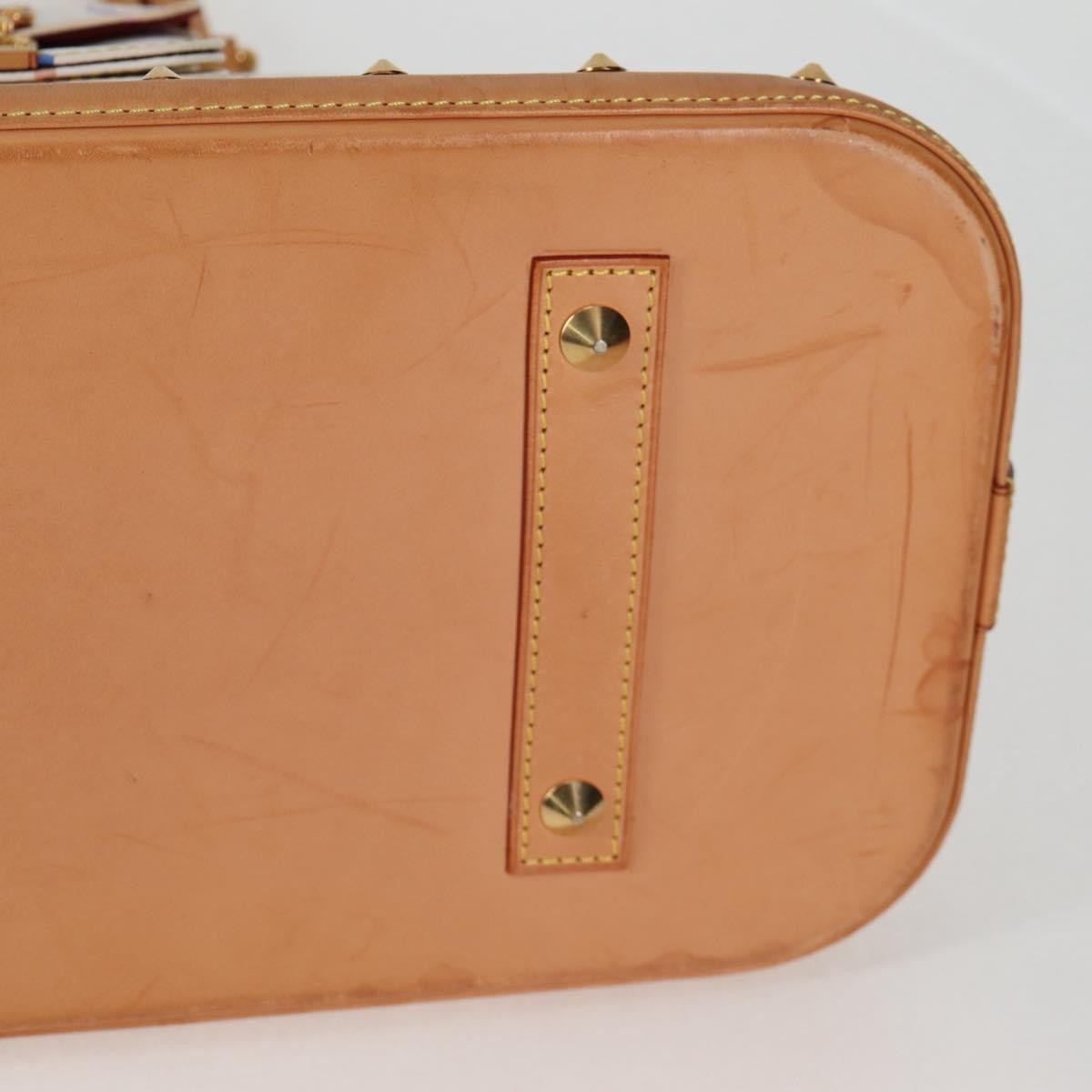 Louis Vuitton Alma Monogram Multicolor White Canvas Bag (Pre-Owned)