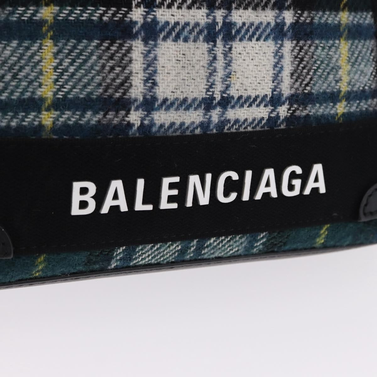 Balenciaga Cabas Wool Multicolour Wool Tote Bag Bag (Pre-Owned)