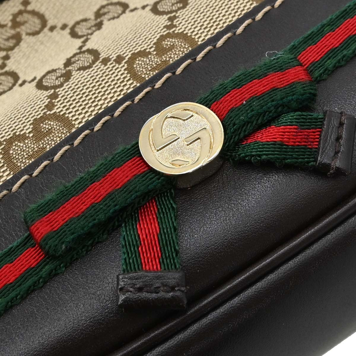 Gucci Mayfair Gg Canvas Beige Canvas Shoulder Bag Bag (Pre-Owned)