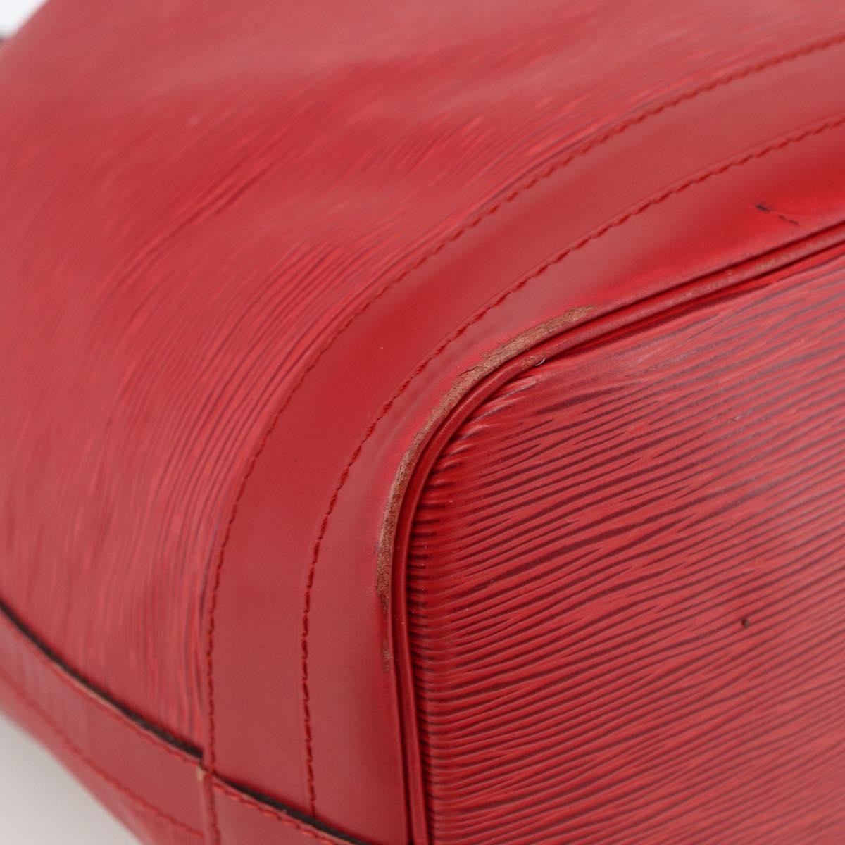 Louis Vuitton Noe Epi Leather Red Leather Shoulder Bag Bag (Pre-Owned)