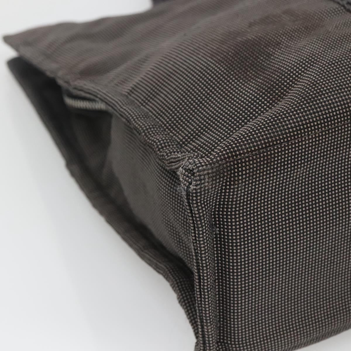 Hermes Fourre Tout Toile Gray Canvas Tote Bag Bag (Pre-Owned)