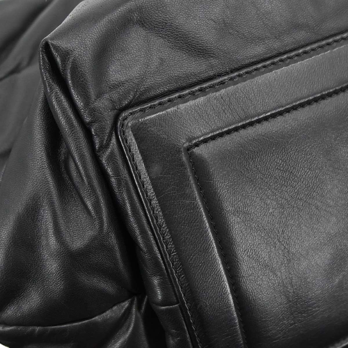 Chanel Coco Cocoon Reversible Tote Quilted Lambskin Black Leather Tote Bag Bag (Pre-Owned)