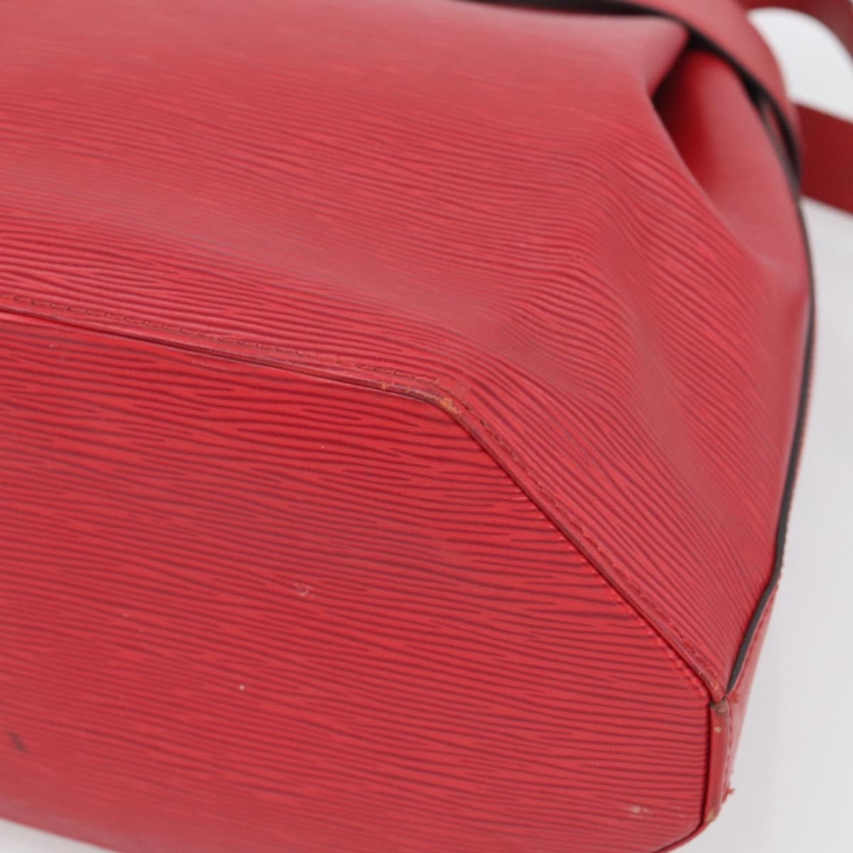 Louis Vuitton Vintage Sac D'epaule Epi Leather Red Leather Handbag (Pre-Owned)