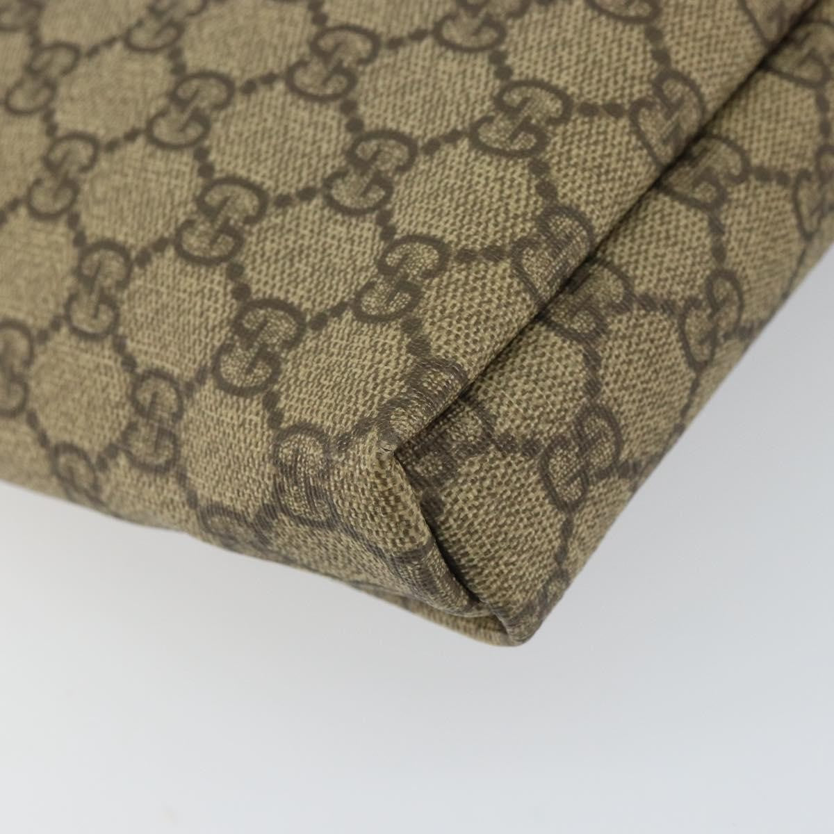 Gucci Flap Messenger Gg Coated Canvas Beige Pvc Shoulder Bag Bag (Pre-Owned)