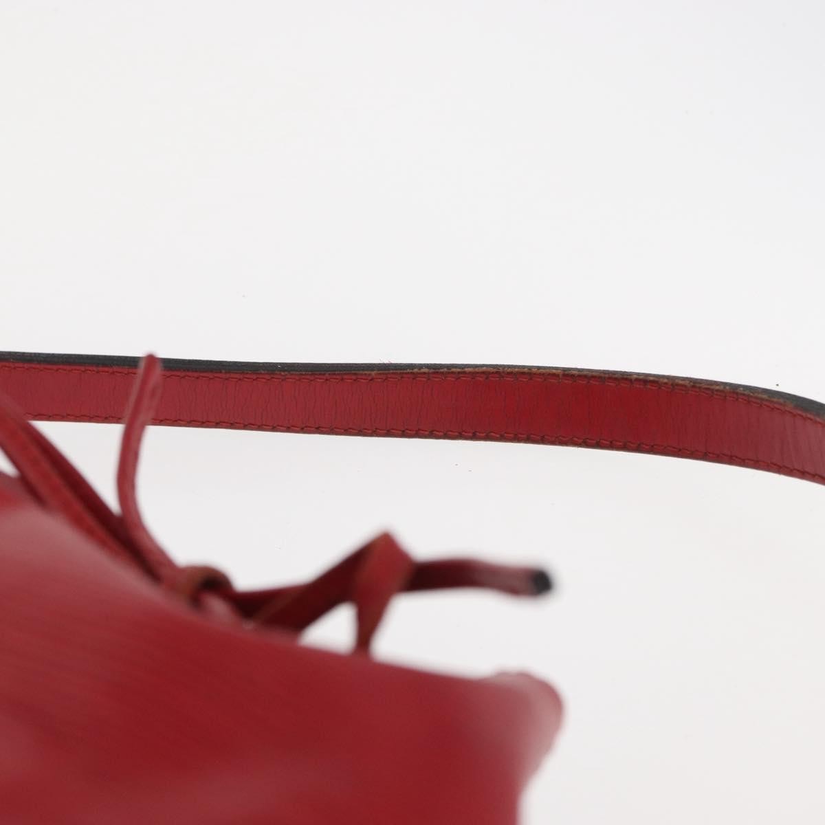 Louis Vuitton Petit Noe Epi Leather Red Leather Shoulder Bag Bag (Pre-Owned)