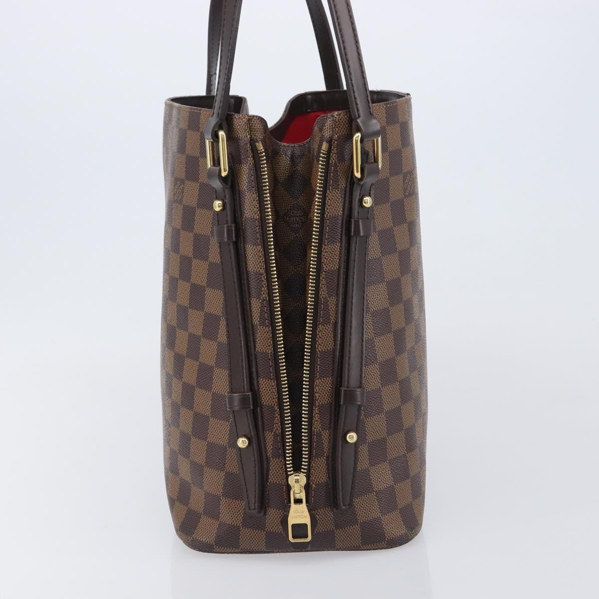 Louis Vuitton Cabas Rivington Damier Brown Canvas Tote Bag Bag (Pre-Owned)