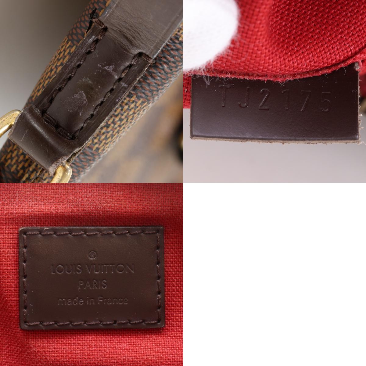 Louis Vuitton Siena Damier Brown Canvas Handbag (Pre-Owned)