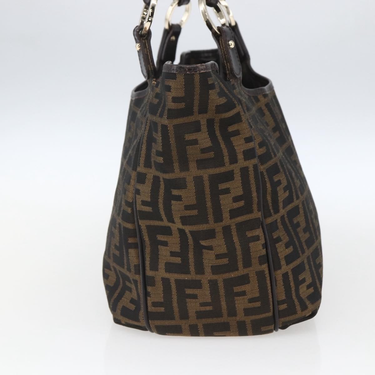 Fendi Chef Zucca Canvas Brown Canvas Tote Bag Bag (Pre-Owned)