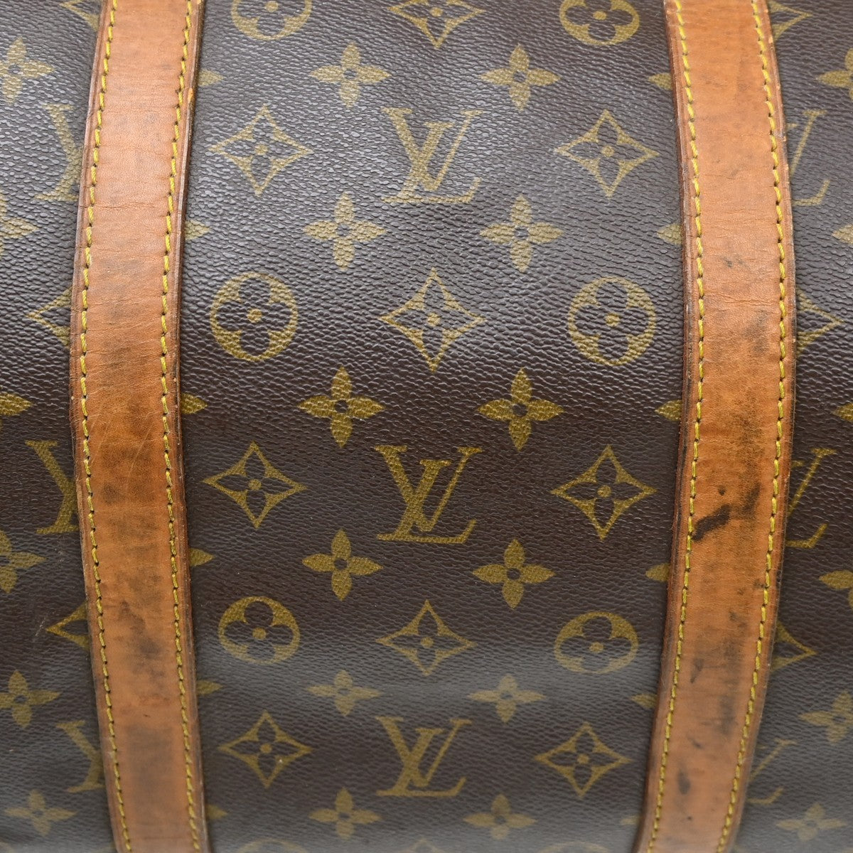 Louis Vuitton Keepall Monogram Canvas Brown Canvas Travel Bag Bag (Pre-Owned)