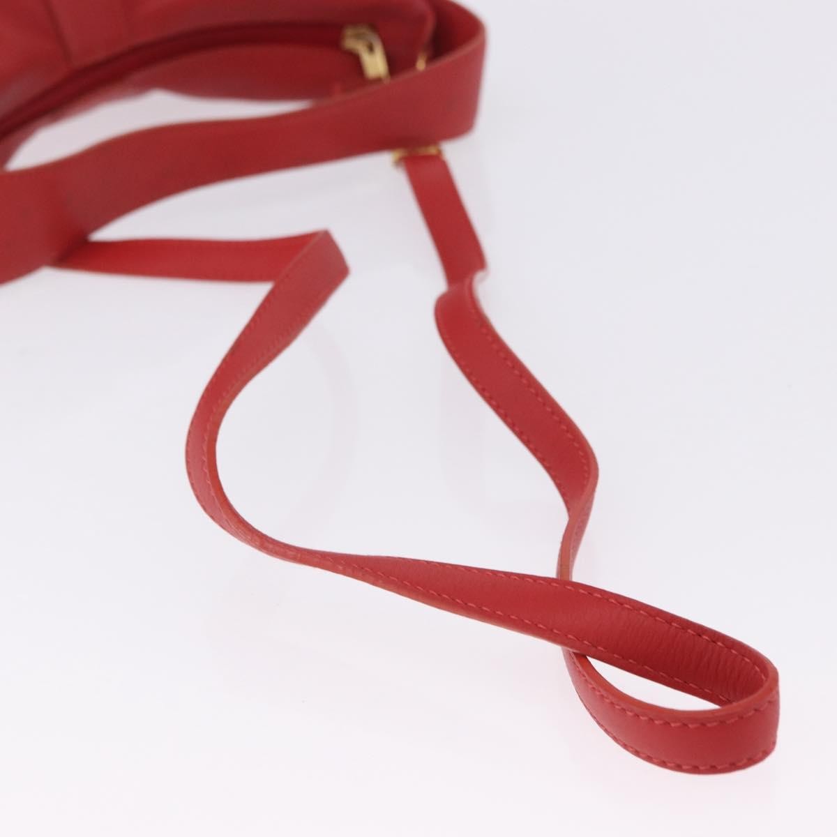 Loewe Vintage Leather Red Leather Shoulder Bag Bag (Pre-Owned)