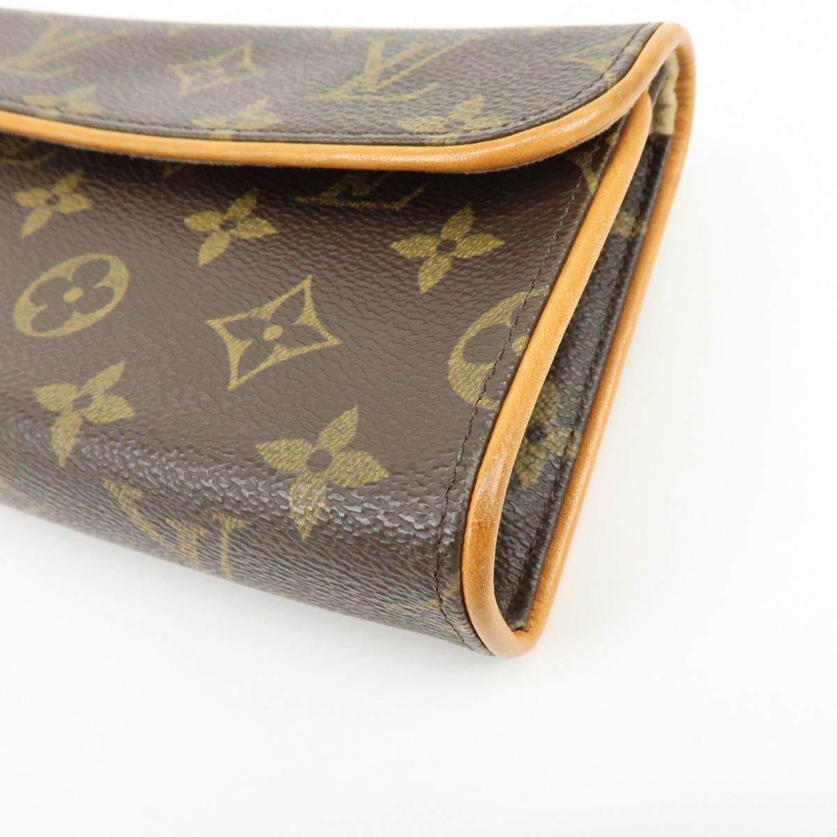 Louis Vuitton Florentine Waist Monogram Canvas Brown Canvas Handbag (Pre-Owned)