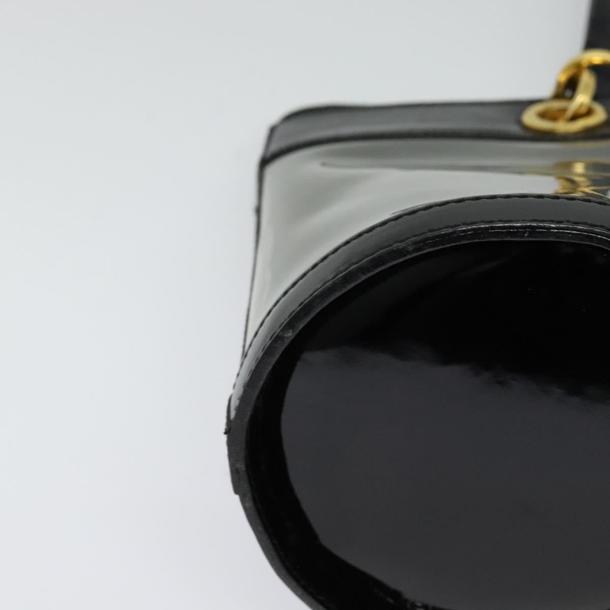 Salvatore Ferragamo Gancini Leather Black Leather Shoulder Bag Bag (Pre-Owned)