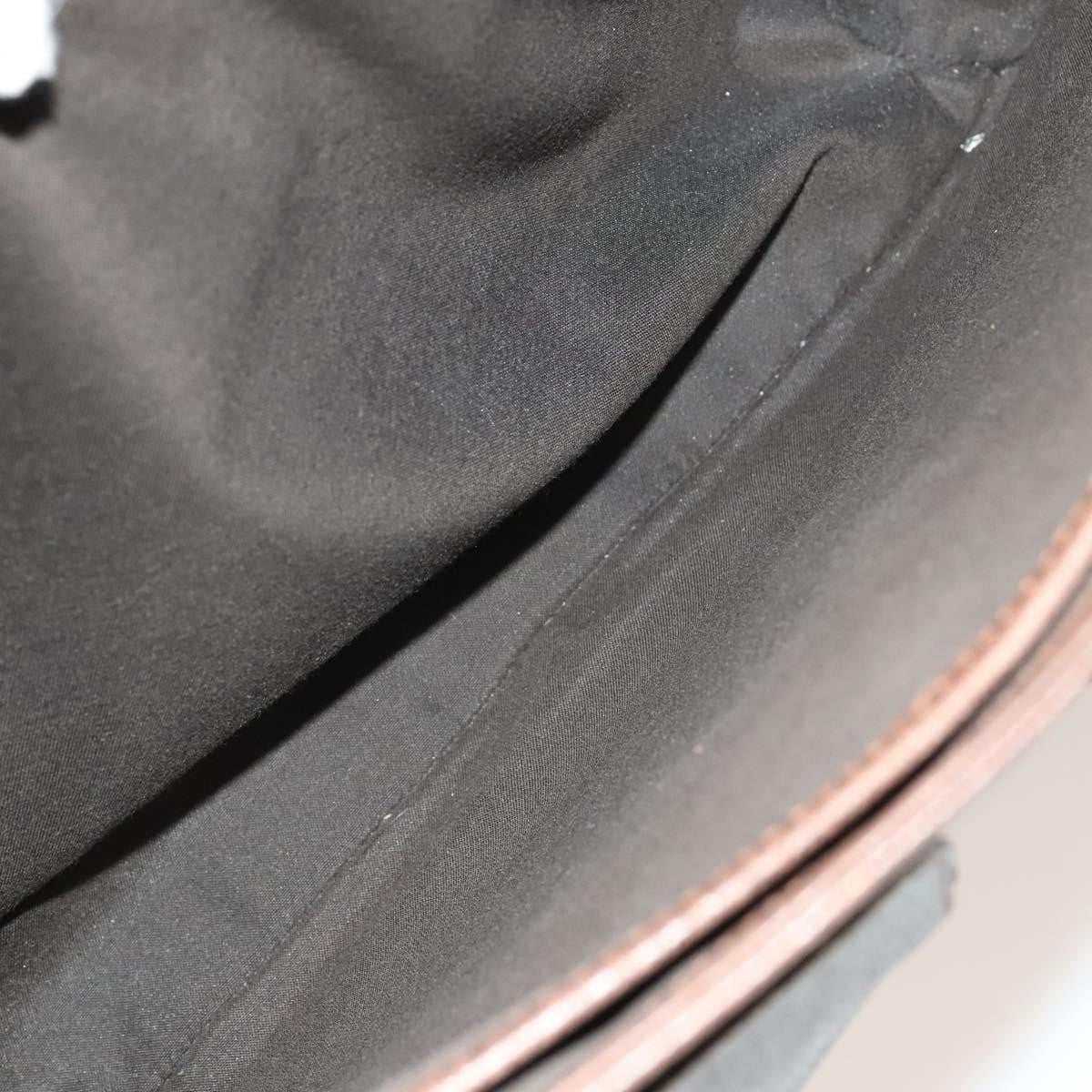 Bvlgari Flap Leather Brown Leather Shoulder Bag Bag (Pre-Owned)