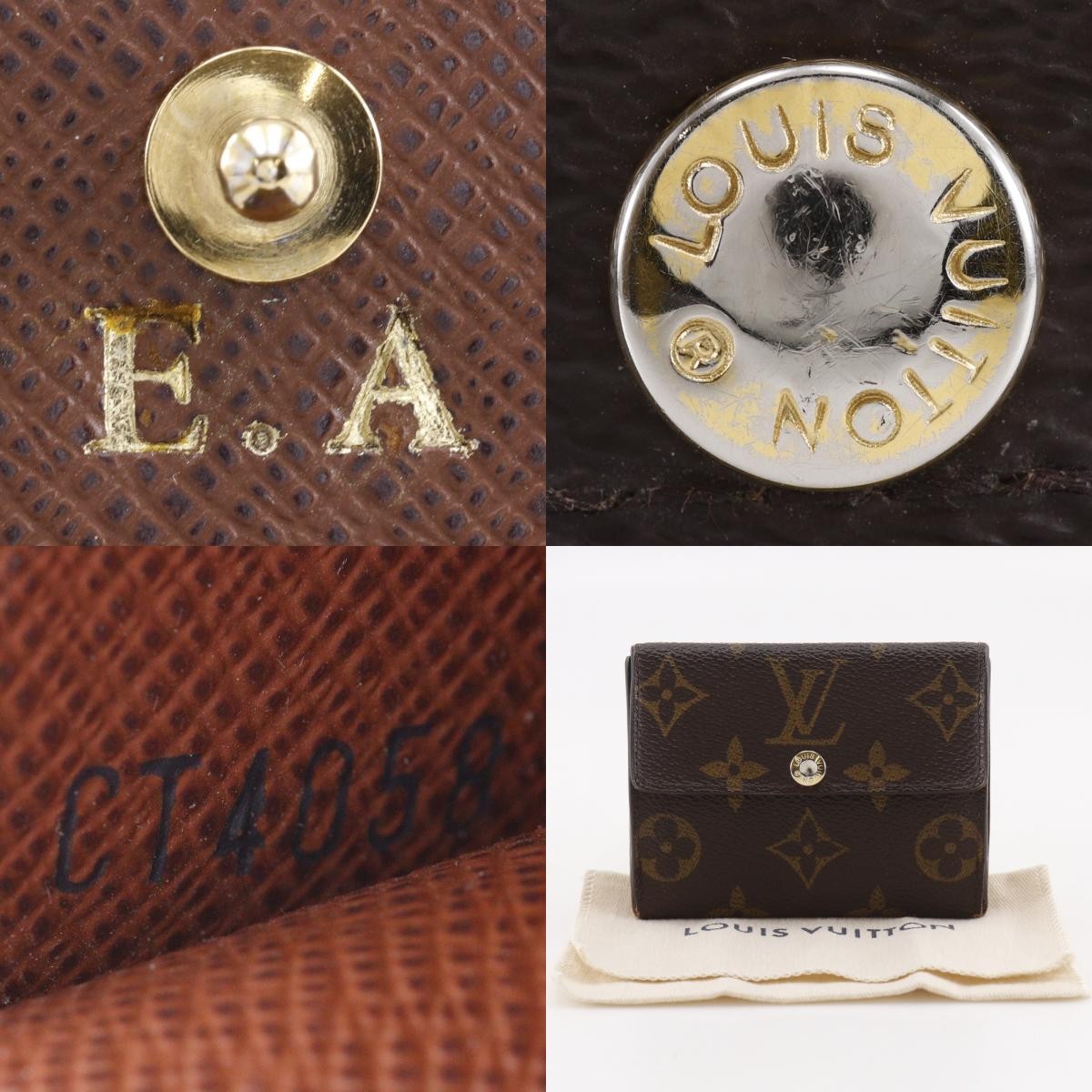 Louis Vuitton Ludlow Monogram Canvas Brown Canvas Wallets Accessory (Pre-Owned)