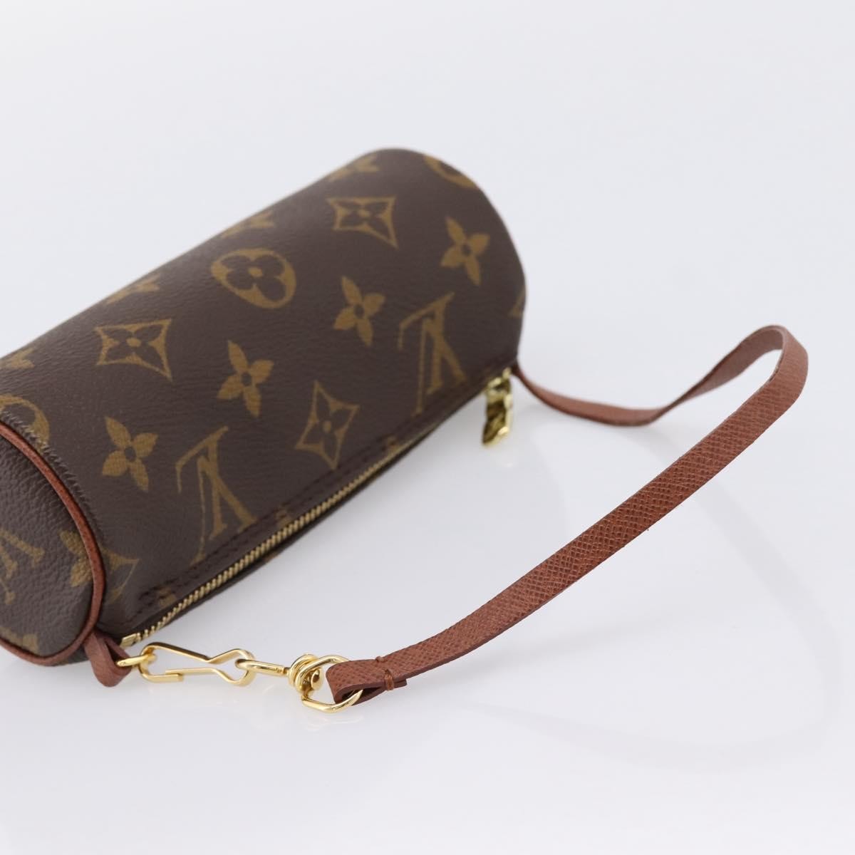 Louis Vuitton Papillon Pochette Monogram Canvas Brown Canvas Clutche & Pouche Bag (Pre-Owned)