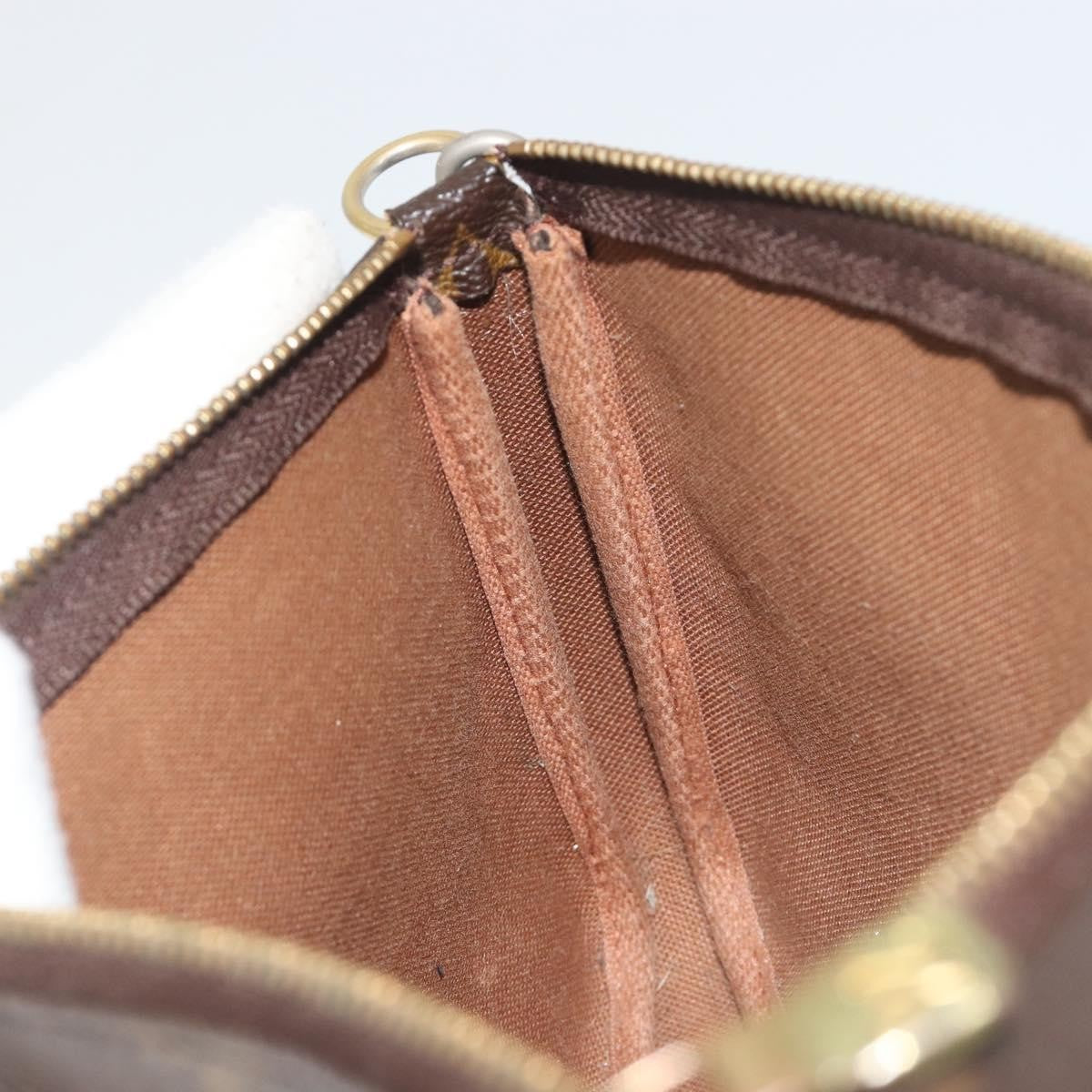 Louis Vuitton Pochette Accessoires Monogram Brown Canvas Clutche & Pouche Bag (Pre-Owned)