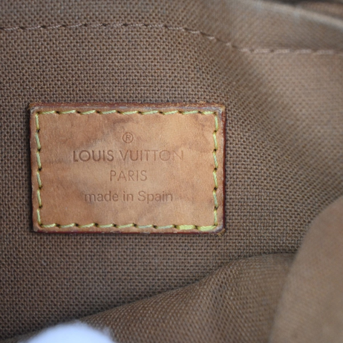 Louis Vuitton Odeon Monogram Canvas Brown Canvas Shoulder Bag Bag (Pre-Owned)