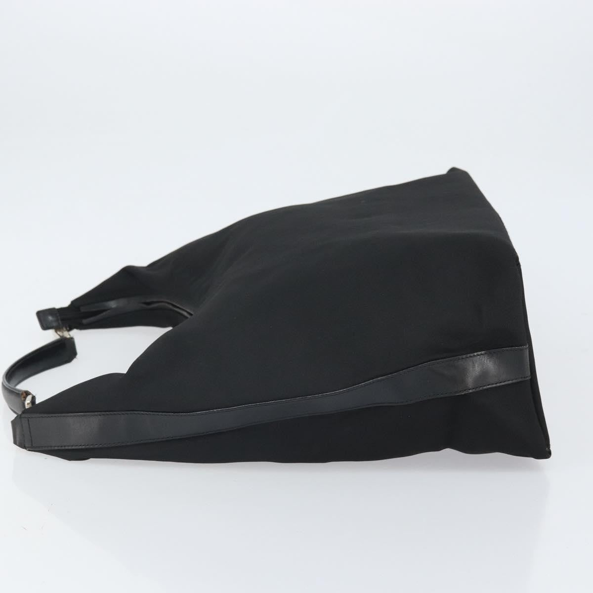 Gucci Vintage Nylon Black Nylon Shoulder Bag Bag (Pre-Owned)