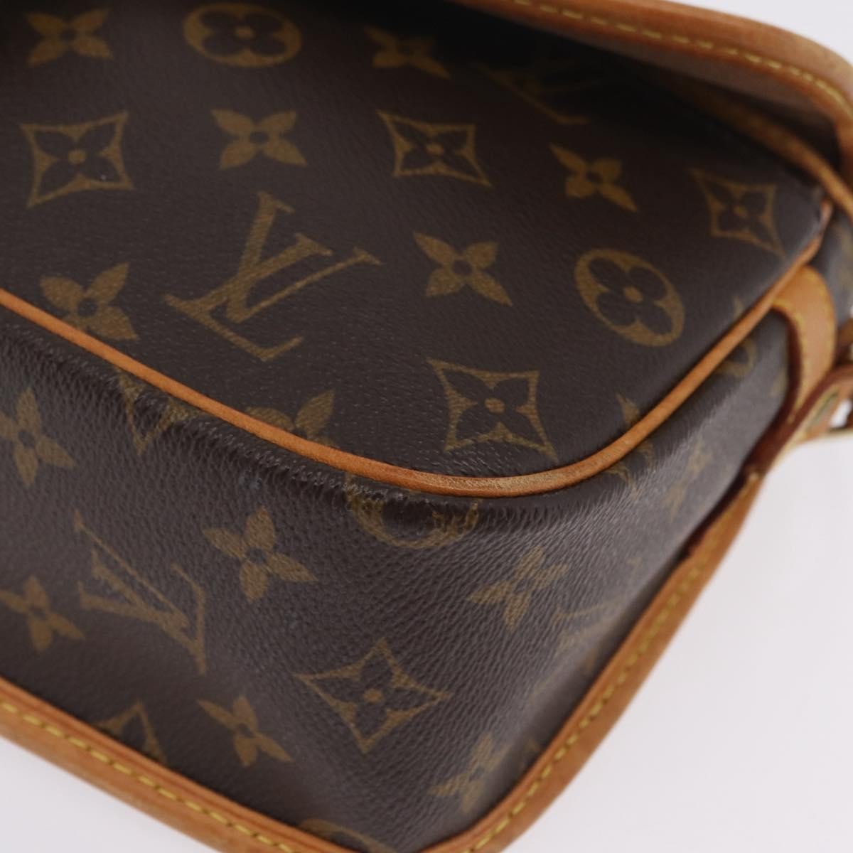 Louis Vuitton Sologne Monogram Canvas Brown Canvas Handbag (Pre-Owned)
