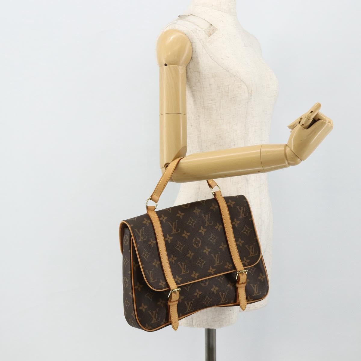 Louis Vuitton Marelle Sac A Dos Monogram Canvas Brown Canvas Backpack Bag (Pre-Owned)