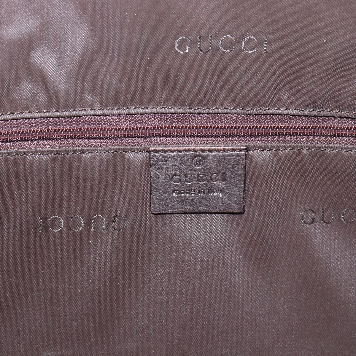 Gucci Vintage Bamboo Hobo Leather Brown Leather Shoulder Bag Bag (Pre-Owned)