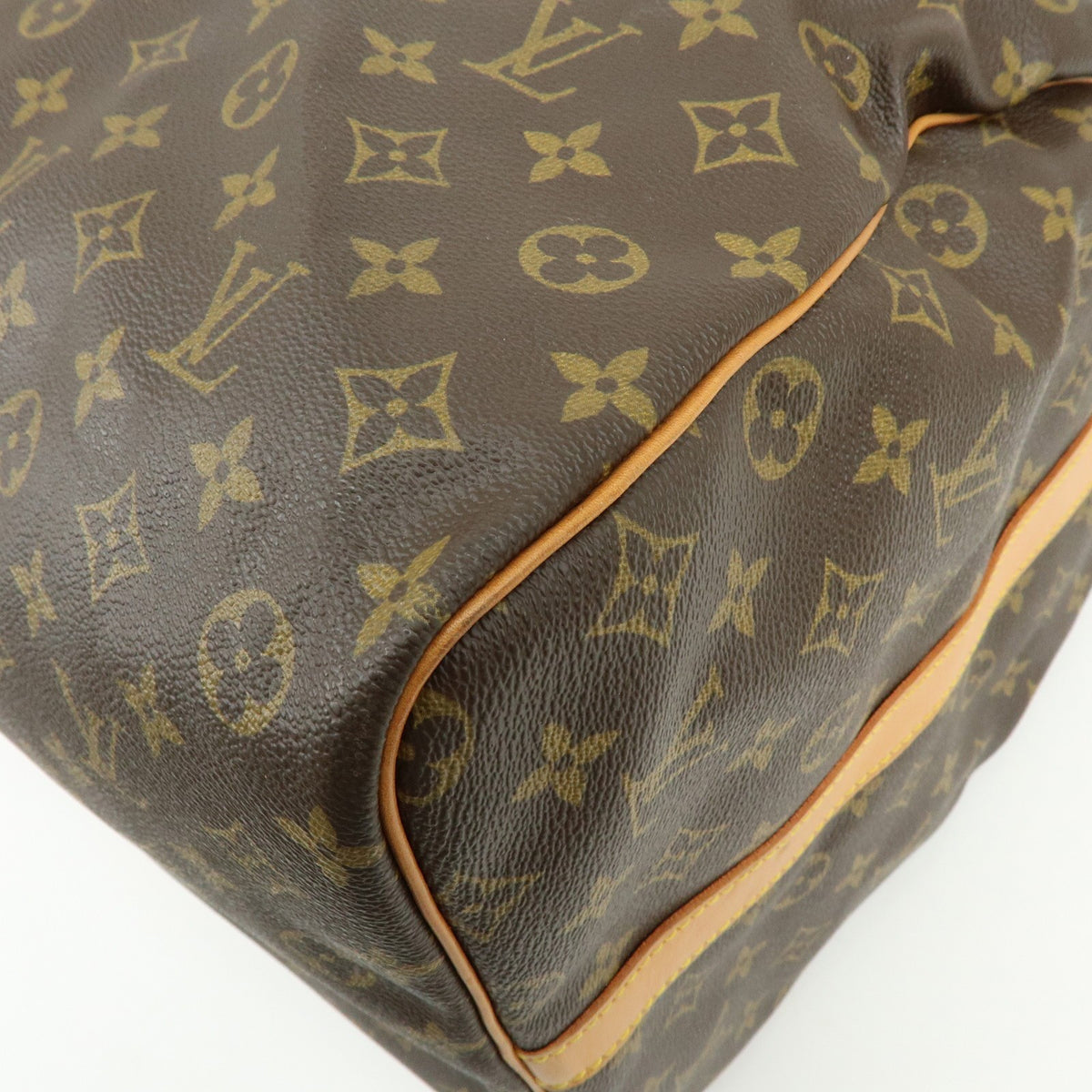 Louis Vuitton Keepall Bandouliere Monogram Canvas Brown Canvas Travel Bag Bag (Pre-Owned)