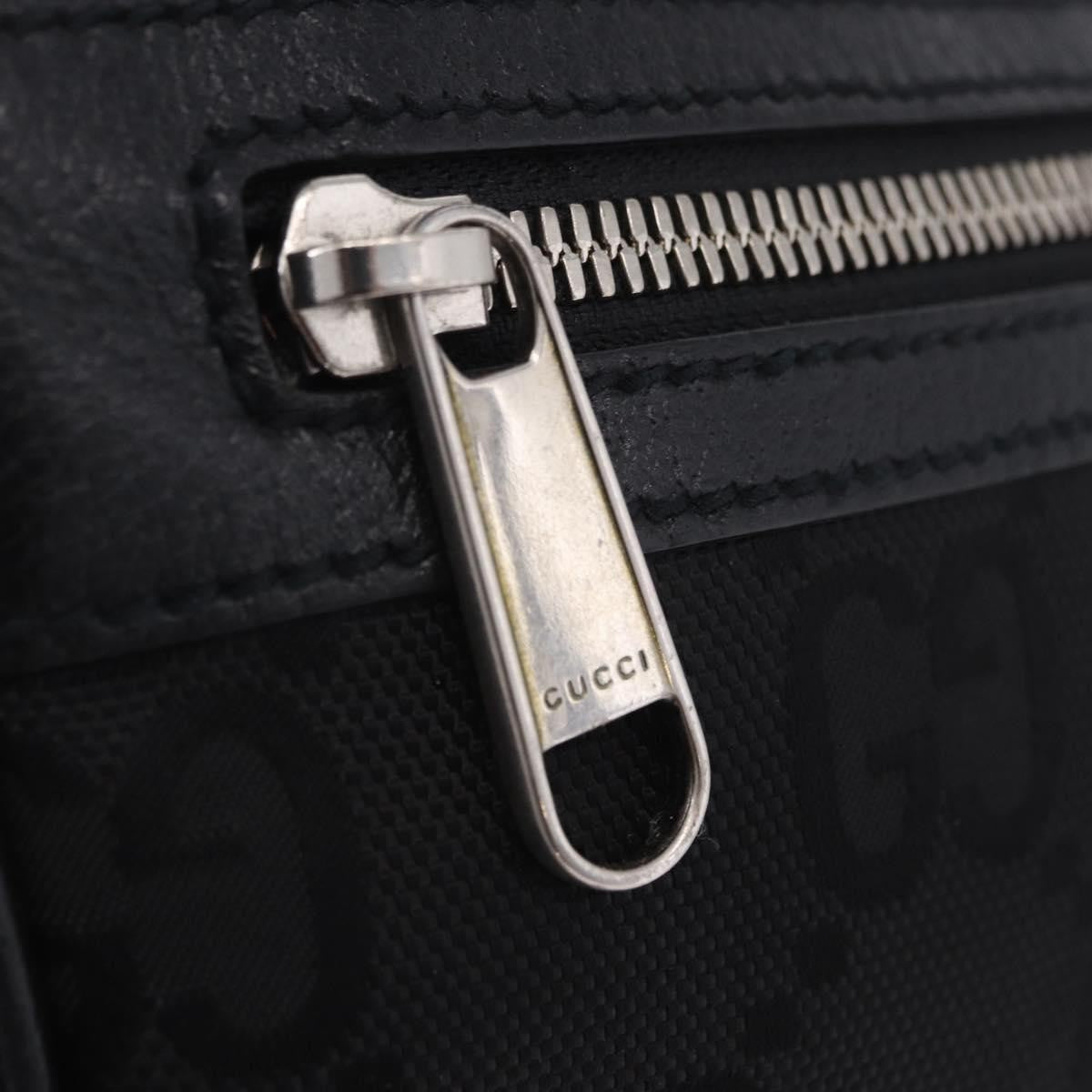 Gucci Off The Grid Belt Gg Econyl Black Canvas Handbag (Pre-Owned)