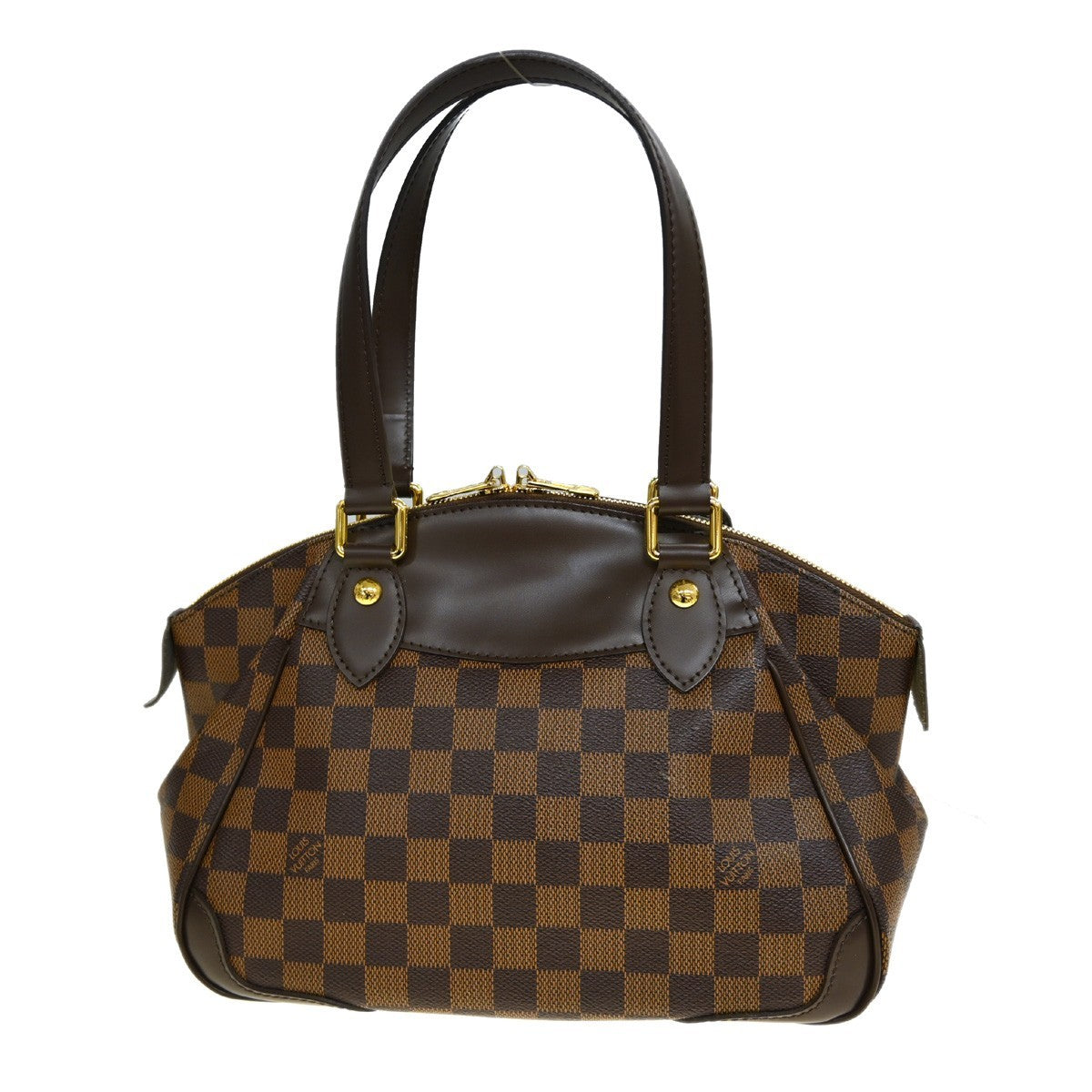 Louis Vuitton Verona Damier Ebene Brown Canvas Tote Bag Bag (Pre-Owned)
