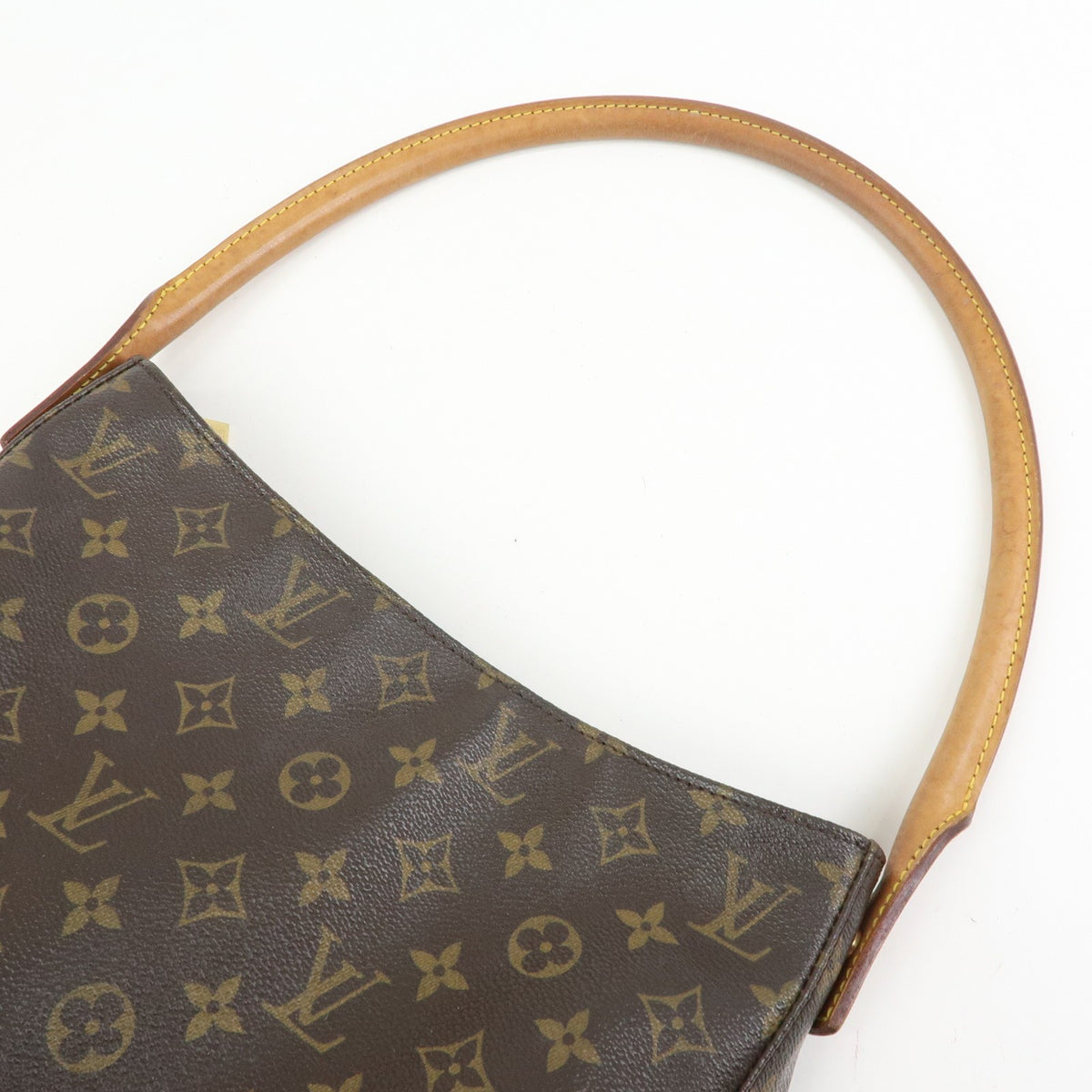 Louis Vuitton Looping Monogram Canvas Brown Canvas Handbag (Pre-Owned)