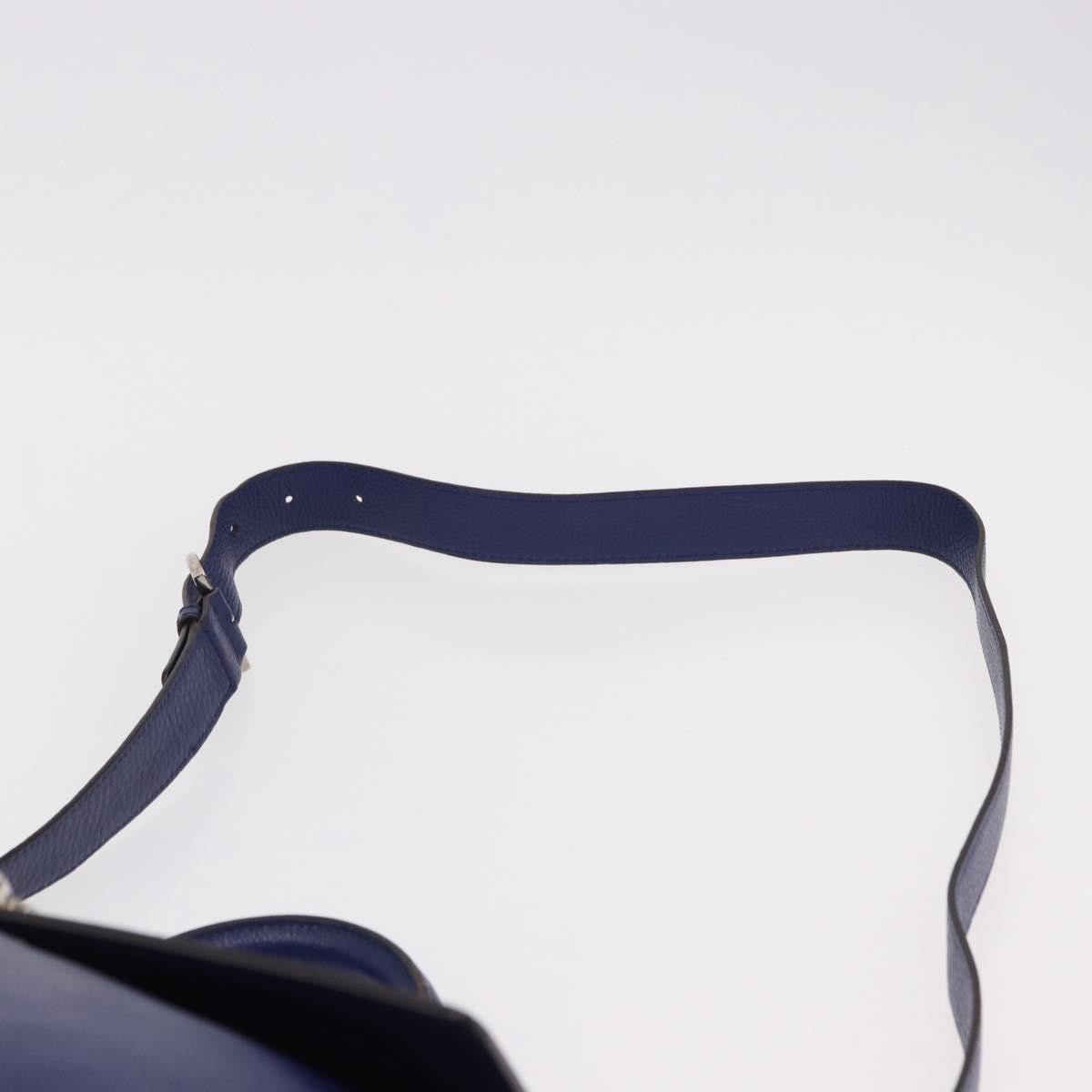 Salvatore Ferragamo Sofia Satchel Leather Blue Leather Handbag (Pre-Owned)