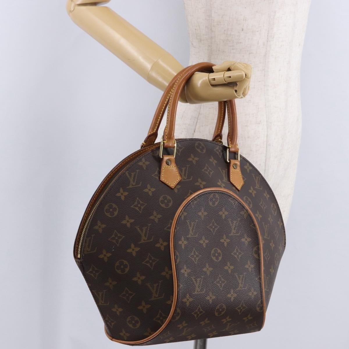 Louis Vuitton Ellipse Monogram Brown Canvas Handbag (Pre-Owned)