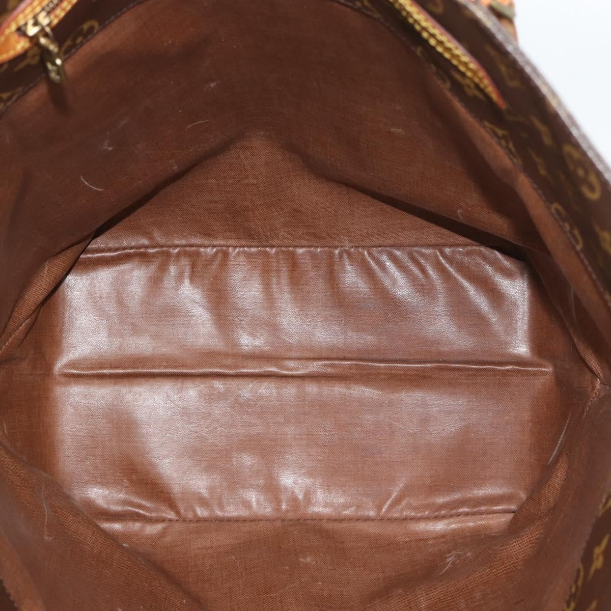 Louis Vuitton Shopping Sac Monogram Canvas Brown Canvas Handbag (Pre-Owned)