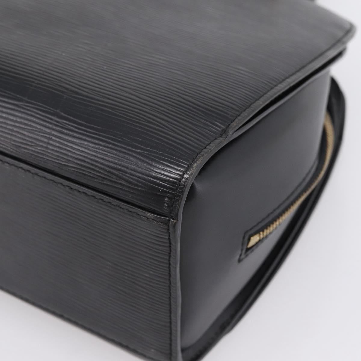 Louis Vuitton Pont Neuf Handbag Epi Leather Black Leather Handbag (Pre-Owned)
