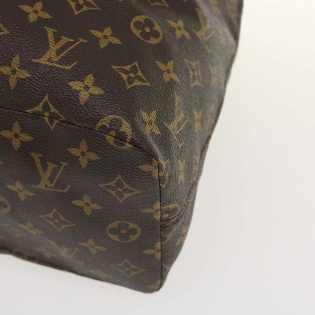 Louis Vuitton Cabas Light Drawstring Monogram Split Canvas Brown Canvas Tote Bag Bag (Pre-Owned)