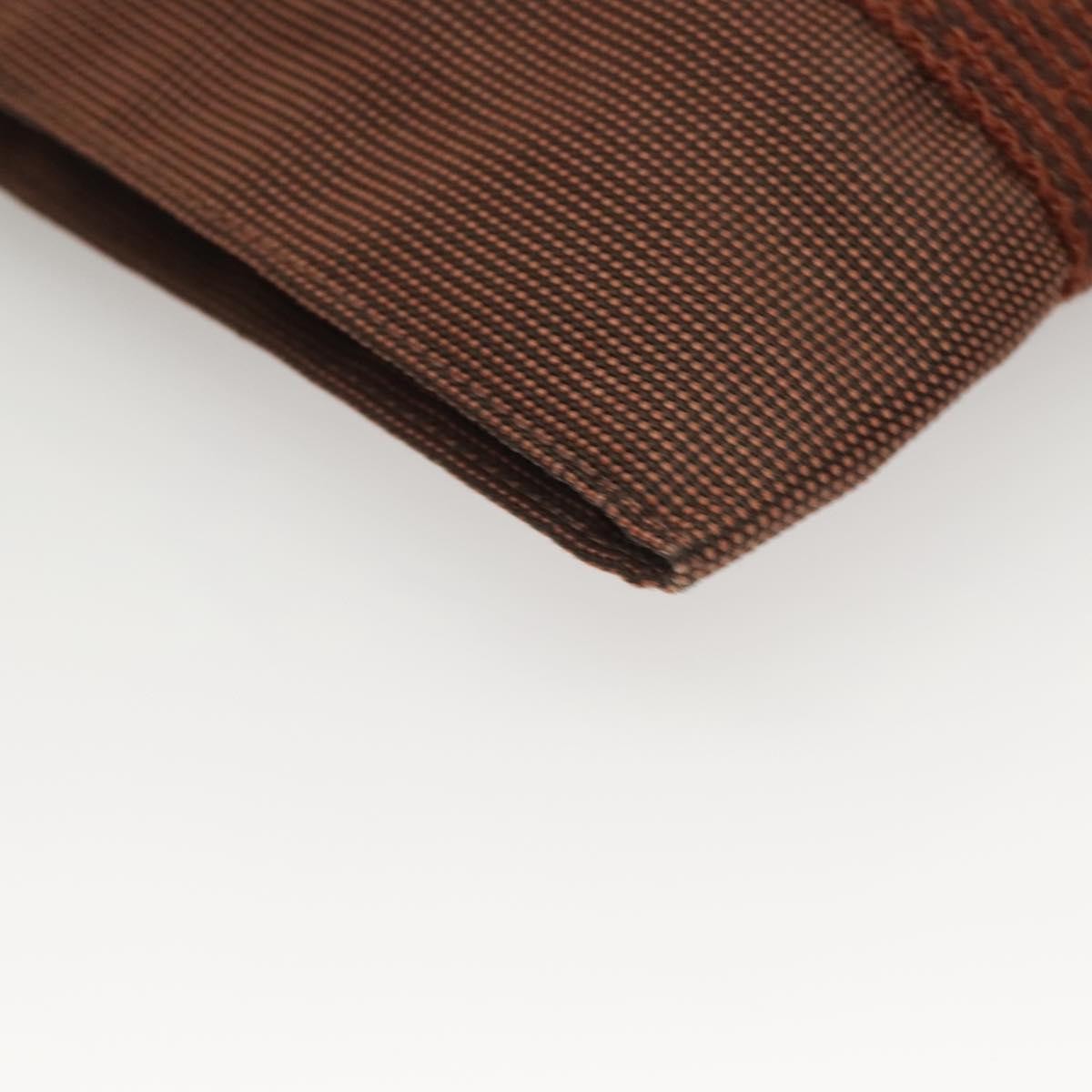 Hermes Herline Canvas Brown Canvas Crossbody Bag Bag (Pre-Owned)