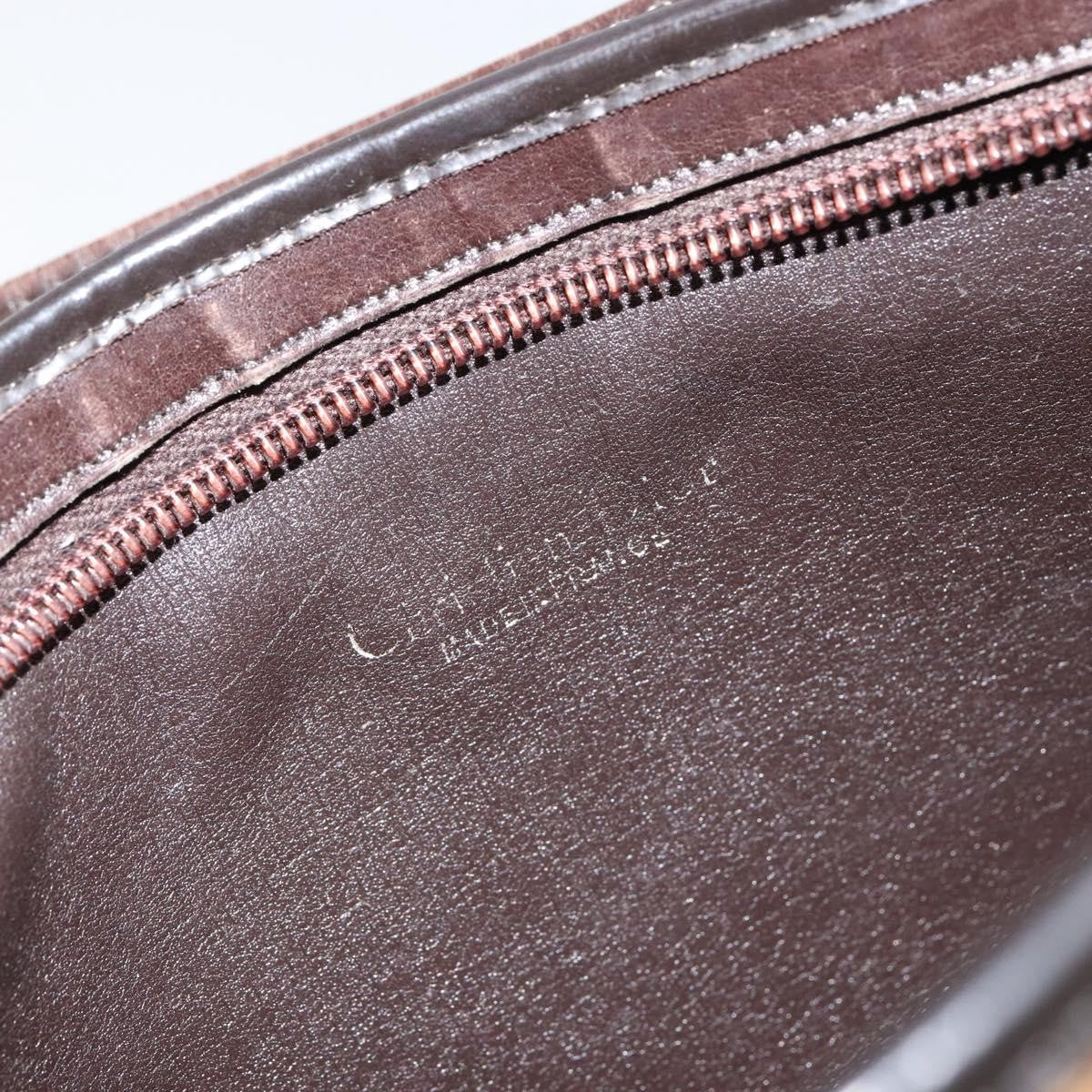 Christian Dior Vintage Trotter Diorissimo Canvas Brown Canvas Shoulder Bag Bag (Pre-Owned)
