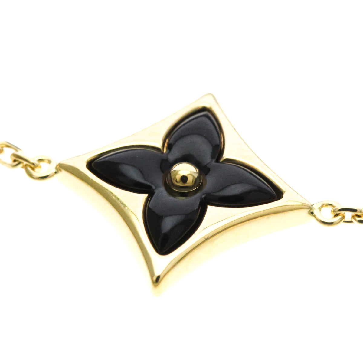 Louis Vuitton Star Blossom 18K Rose Gold With Diamonds Gold Yellow_Gold Bracelet Jewelry (Pre-Owned)