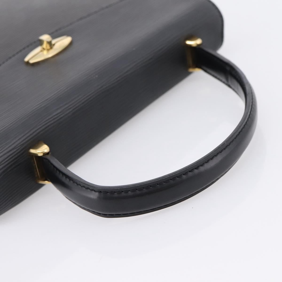 Louis Vuitton Malesherbes Epi Leather Black Leather Handbag (Pre-Owned)