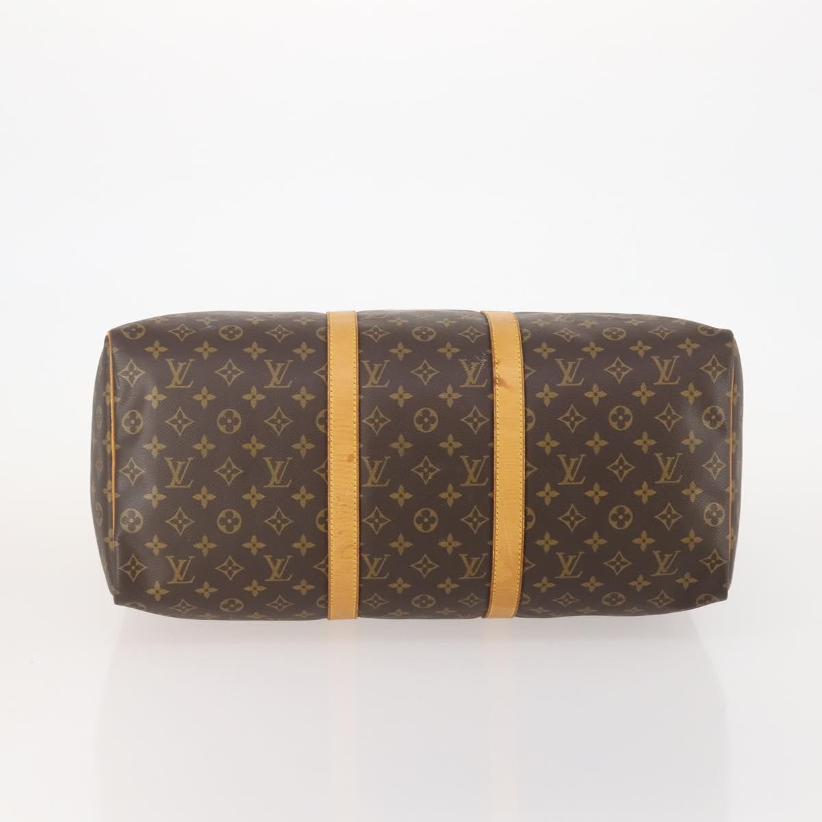 Louis Vuitton Keepall Monogram Canvas Brown Canvas Travel Bag Bag (Pre-Owned)