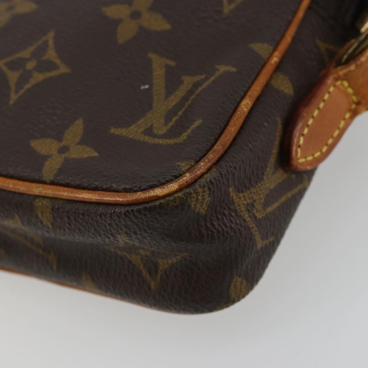 Louis Vuitton Danube Monogram Canvas Brown Canvas Shoulder Bag Bag (Pre-Owned)