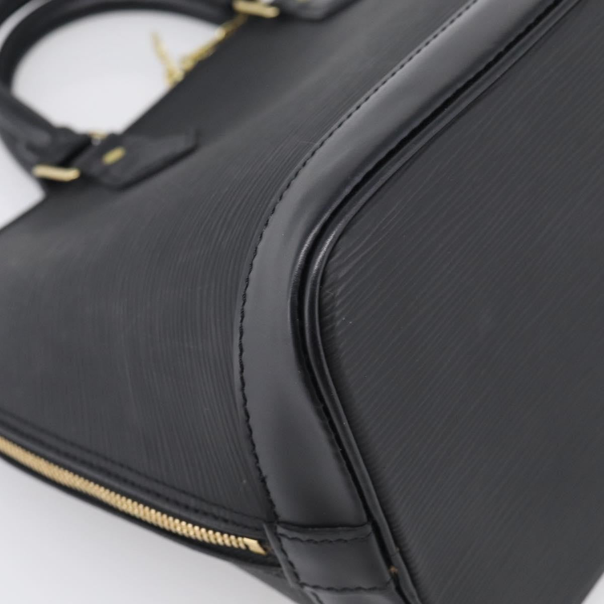 Louis Vuitton Alma Epi Leather Black Leather Handbag (Pre-Owned)