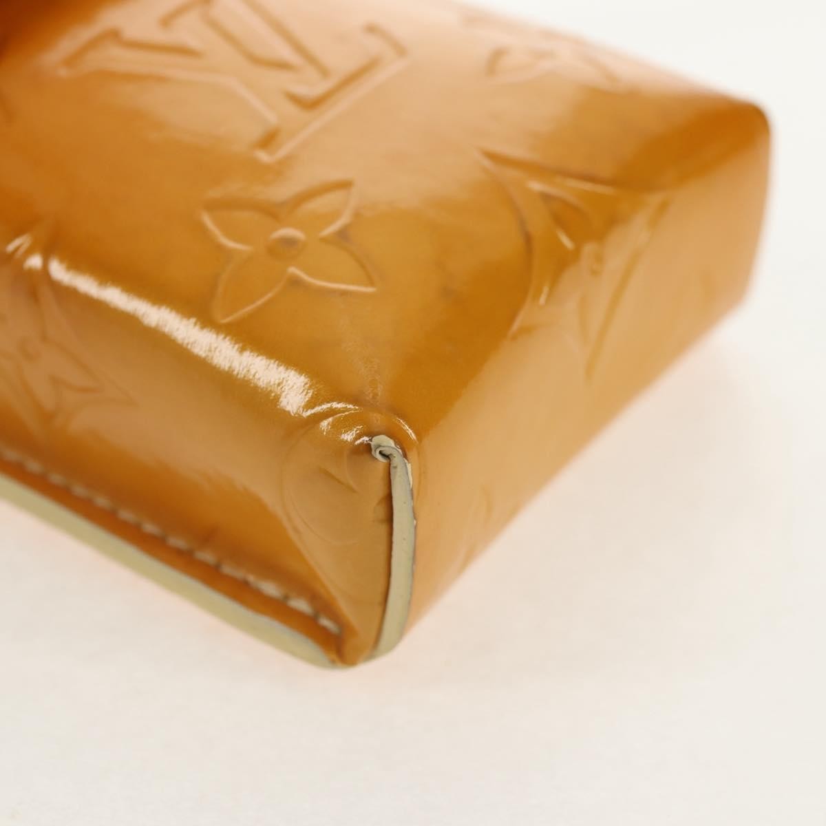 Louis Vuitton Walker Cigarette Case Holder Monogram Vernis Yellow Patent_Leather Clutche & Pouche Bag (Pre-Owned)