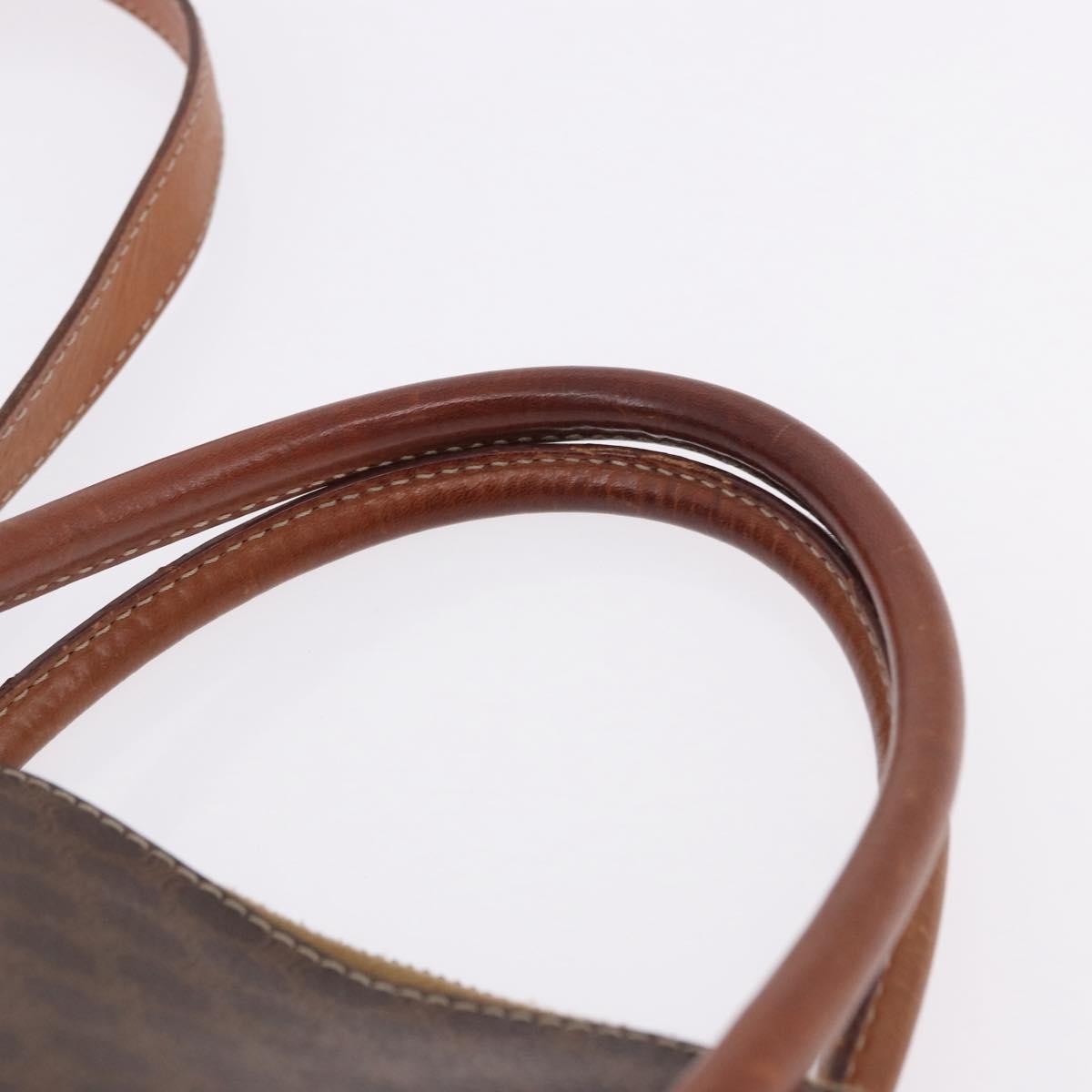 Celine Macadam Leather Brown Pvc Handbag (Pre-Owned)