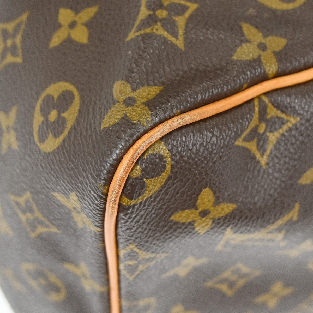 Louis Vuitton Keepall Monogram Brown Canvas Travel Bag Bag (Pre-Owned)