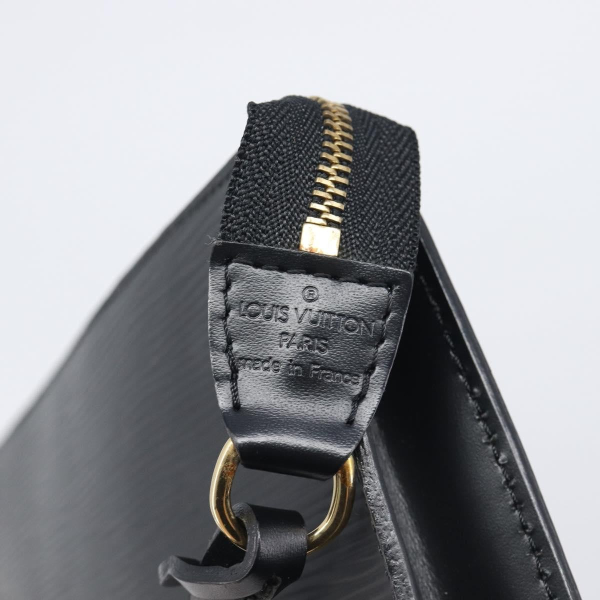 Louis Vuitton Pochette Accessoires Epi Leather Black Leather Clutche & Pouche Bag (Pre-Owned)