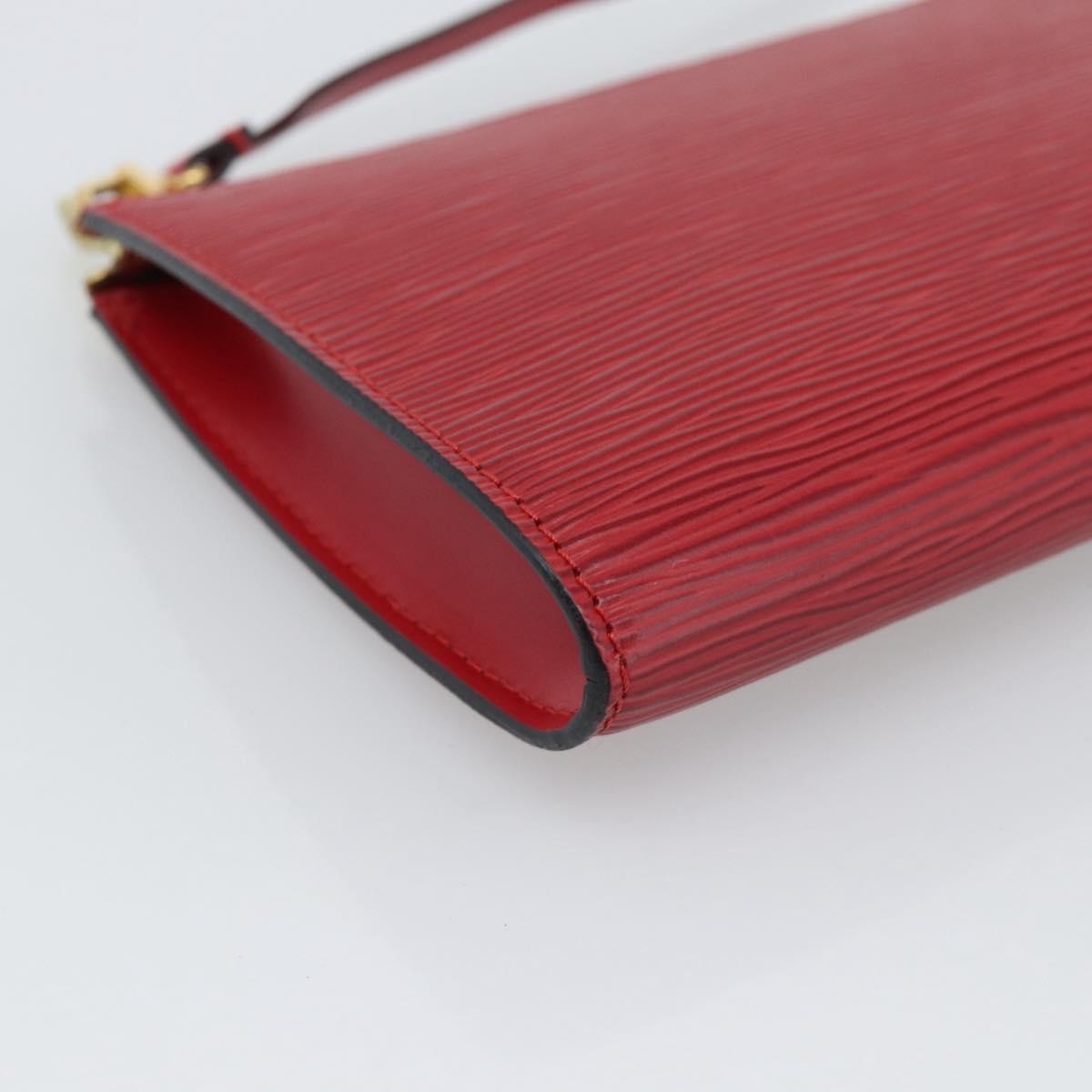 Louis Vuitton Pochette Accessoires Epi Red Leather Clutche & Pouche Bag (Pre-Owned)